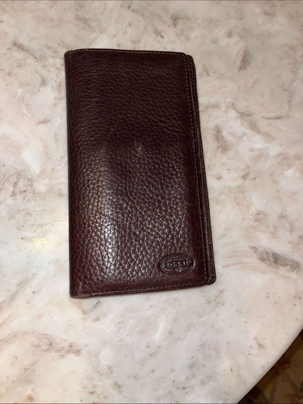Leather Bi-fold Wallet - Brown